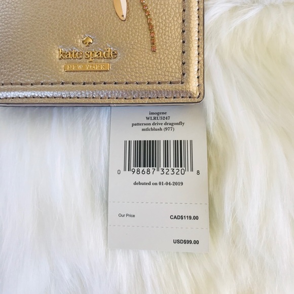 💃❗️SALE❗️Kate Spade Dragonfly Passport wallet - Picture 5 of 5